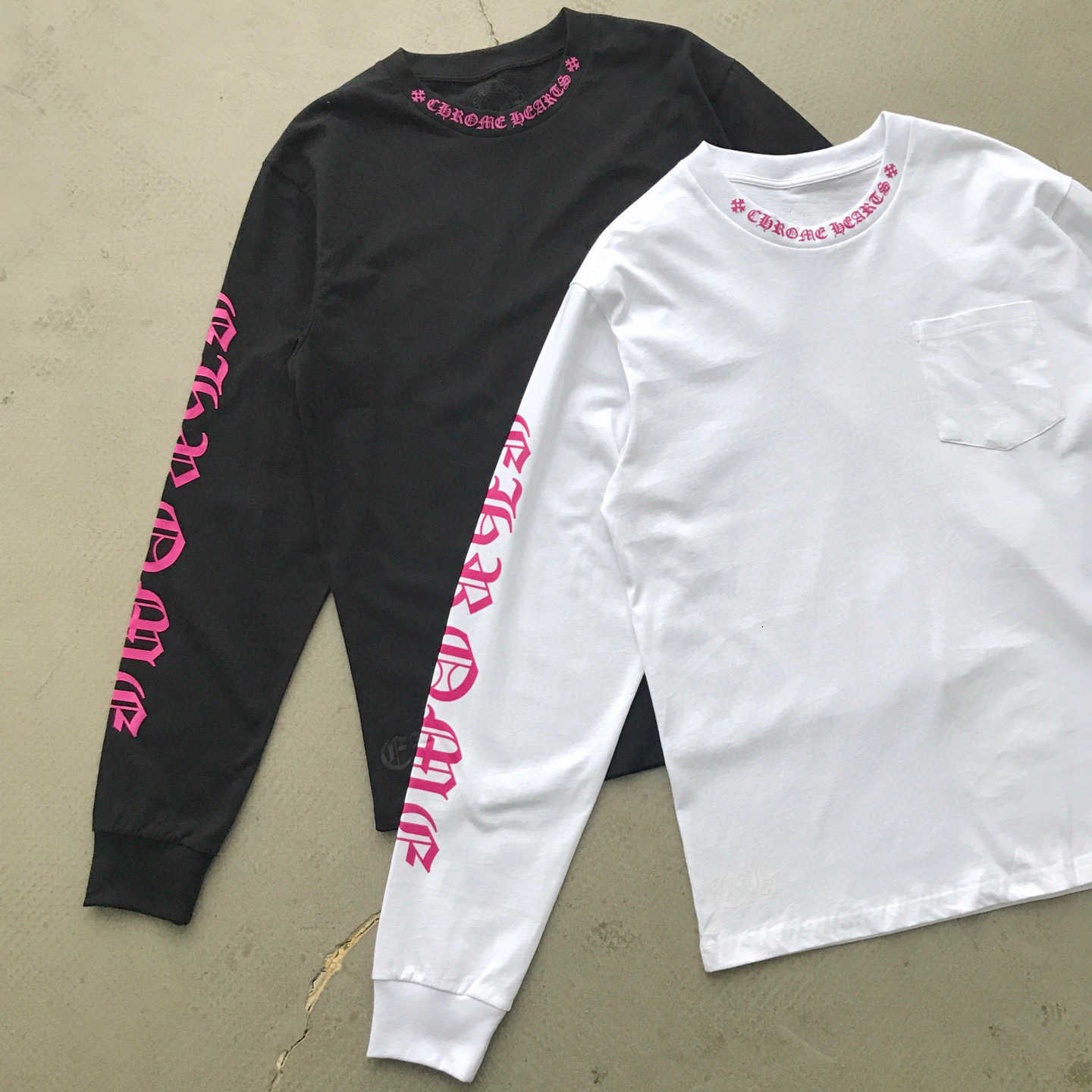 Hard Goods Ch Kro Kirin Arm Print Small Pocket Lovers Fashion Long Sleeve T-shirt Sanskrit Base Shirt, Black;gray
Hard Goods Ch Kro Kirin Arm Print Small Pocket Lovers Fashion Long Sleeve T-shirt Sanskrit Base Shirt, Black;gray