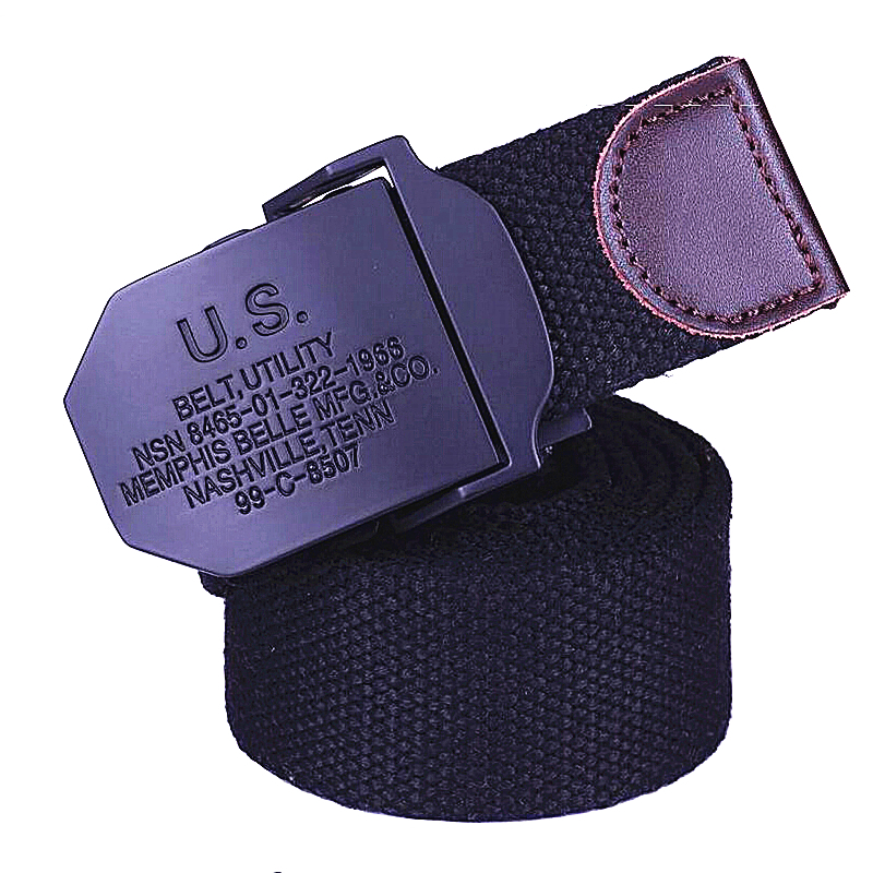 2021 New Fashion Men's Us Buckle Canvas Tactics Army Belt for Male Large Size Waist Cebn, Black
2021 New Fashion Men's Us Buckle Canvas Tactics Army Belt for Male Large Size Waist Cebn, Black