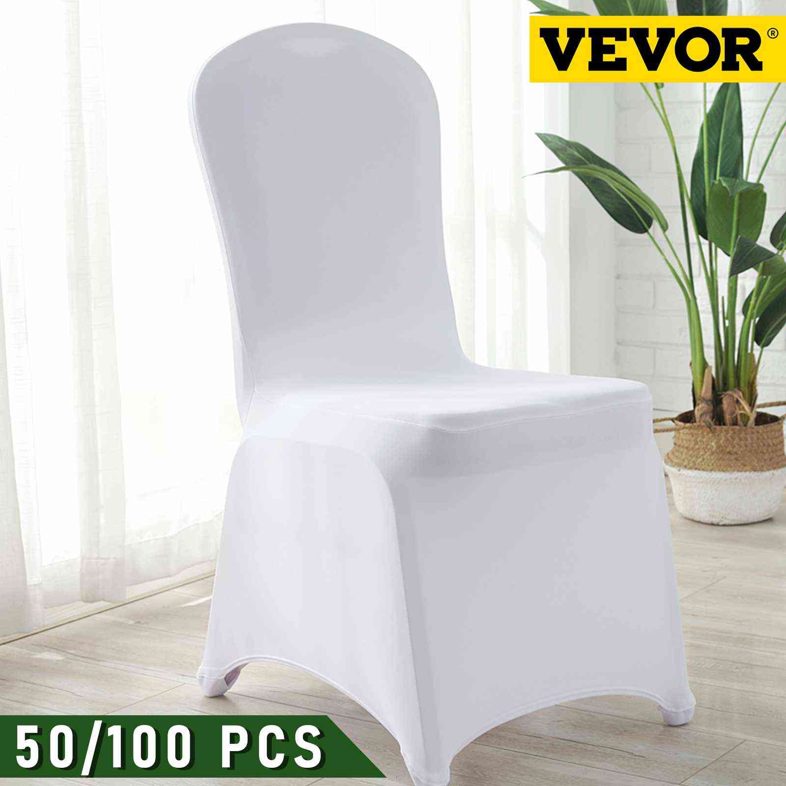 VEVOR 50 100Pcs Wedding Chair Covers Spandex Stretch Slipcover for Restaurant Banquet el Dining Party Universal Cover 211105
VEVOR 50 100Pcs Wedding Chair Covers Spandex Stretch Slipcover for Restaurant Banquet el Dining Party Universal Cover 211105
