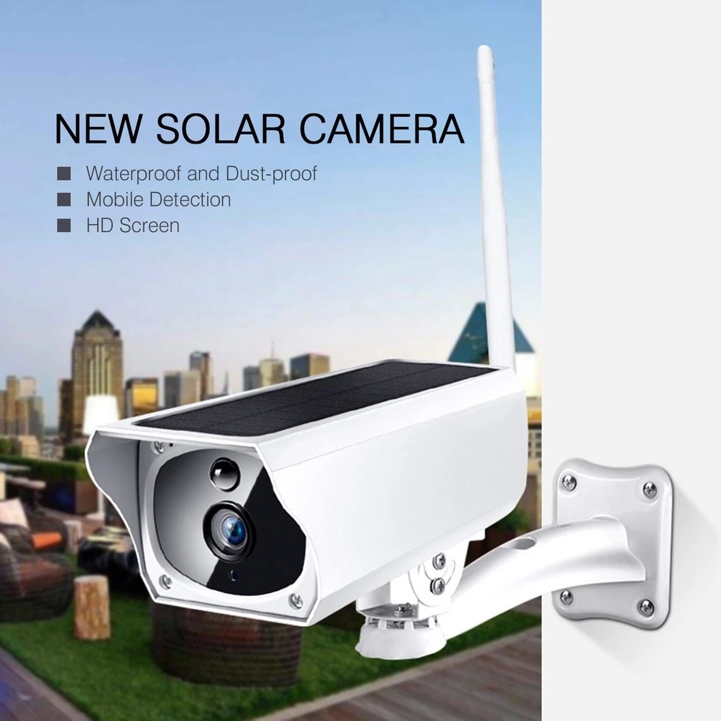 Wifi Wireless Solar Powered Surveillance IP Camera 1080P Waterproof Night Vesion Intercom Indoor Outdoor Security Camera