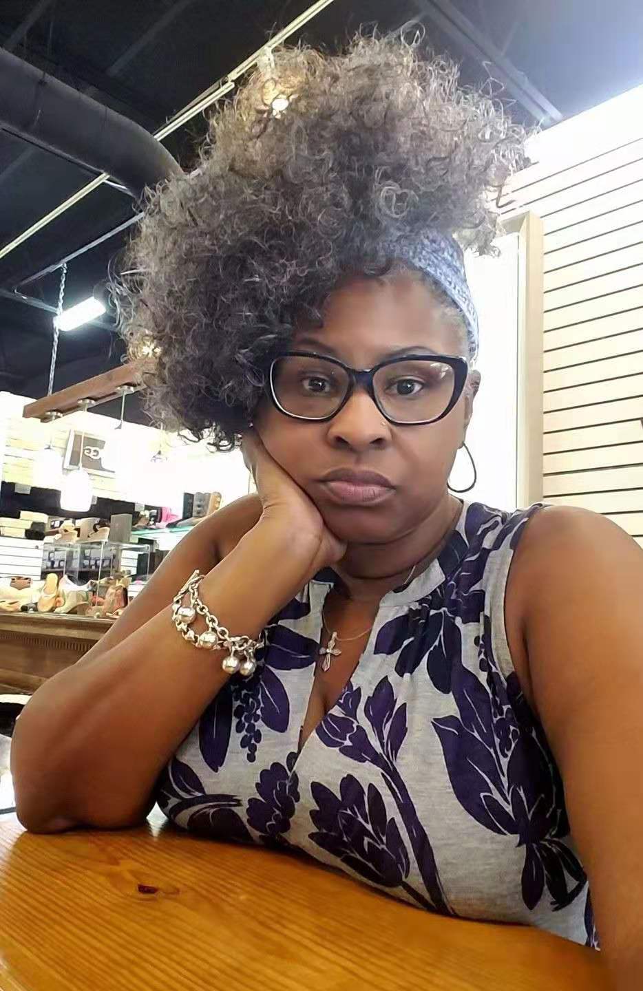 Salt and pepper natural gray ponytails updo short afro kinky women hair extension 100g 120g dark silver grey two tone mixed