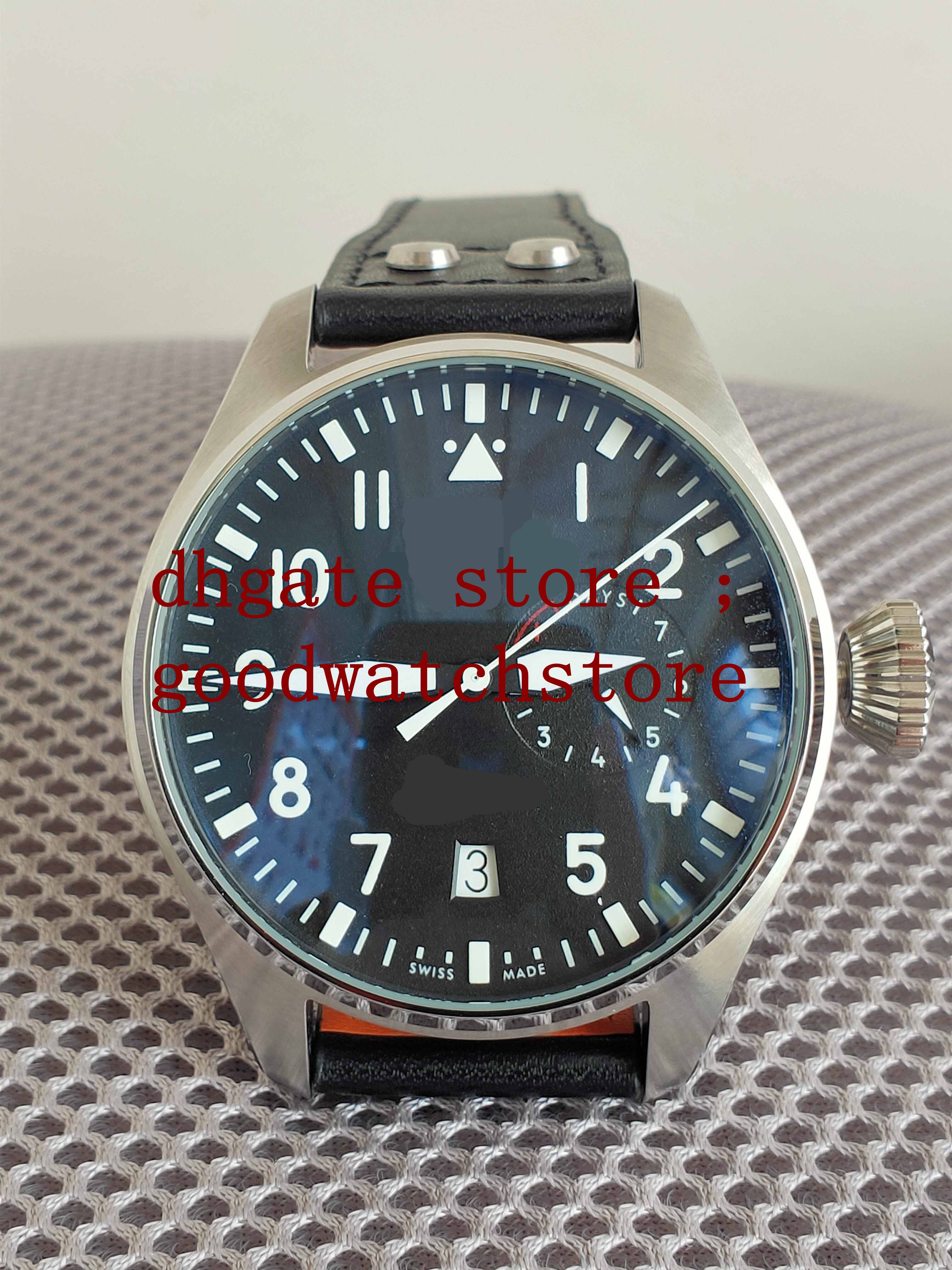 Men's Luxury Products WristwatchesSteel Quality Classic Big watches 7Days Power Reserve 46mm black Dial Steel Automatic Movement aerospace watch
Men's Luxury Products WristwatchesSteel Quality Classic Big watches 7Days Power Reserve 46mm black Dial Steel Automatic Movement aerospace watch