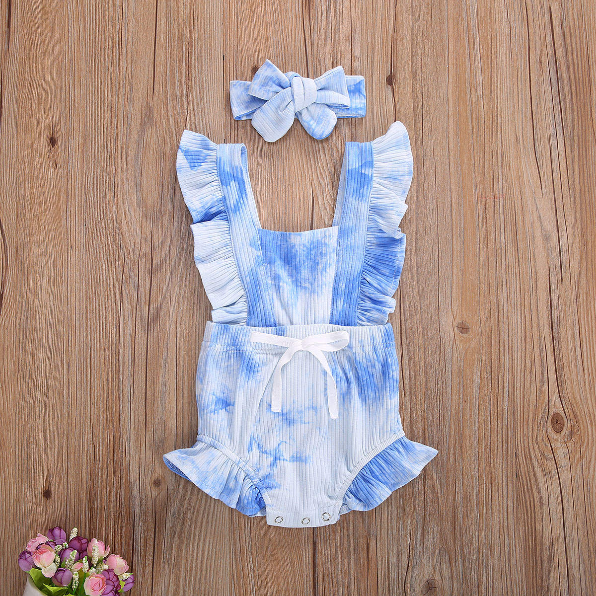 0-24M Toddler Boys Girls Tie-Dye Rompers Headband Ruffles Short Sleeve Printed Backless Jumpsuits 3 Colors, Blue
0-24M Toddler Boys Girls Tie-Dye Rompers Headband Ruffles Short Sleeve Printed Backless Jumpsuits 3 Colors, Blue