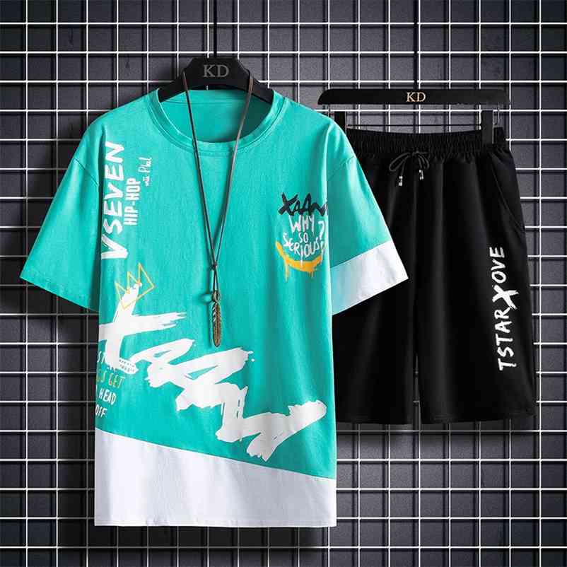 Summer Men's Cotton Sets Casual T-Shirt And Shorts Sports Suit StreetWear Collage Stretch Waist Sportswear Plus 4XL 210722, Yellow
Summer Men's Cotton Sets Casual T-Shirt And Shorts Sports Suit StreetWear Collage Stretch Waist Sportswear Plus 4XL 210722, Yellow