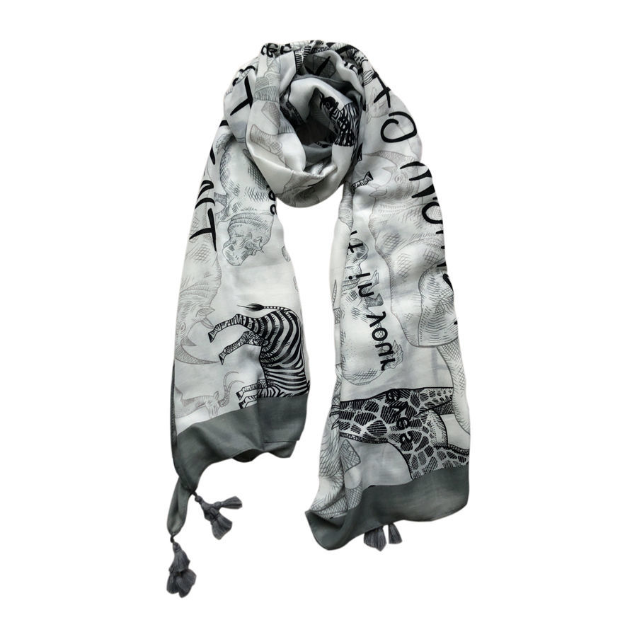 Summer versatile silk scarf Spring and autumn thin gauze shawl women's scarfs long beach towel