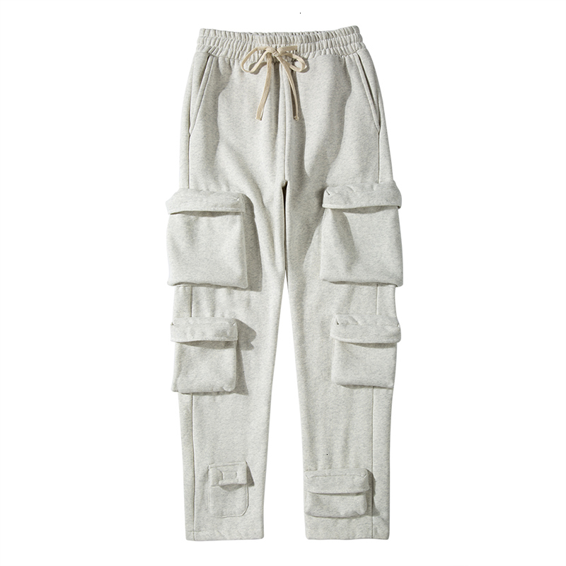 2021 new multi-pocket joggers velo sweatpants masculino slido streetwear drawstring casual harem calas preto branco solto 1kj0, Black
2021 new multi-pocket joggers velo sweatpants masculino slido streetwear drawstring casual harem calas preto branco solto 1kj0, Black