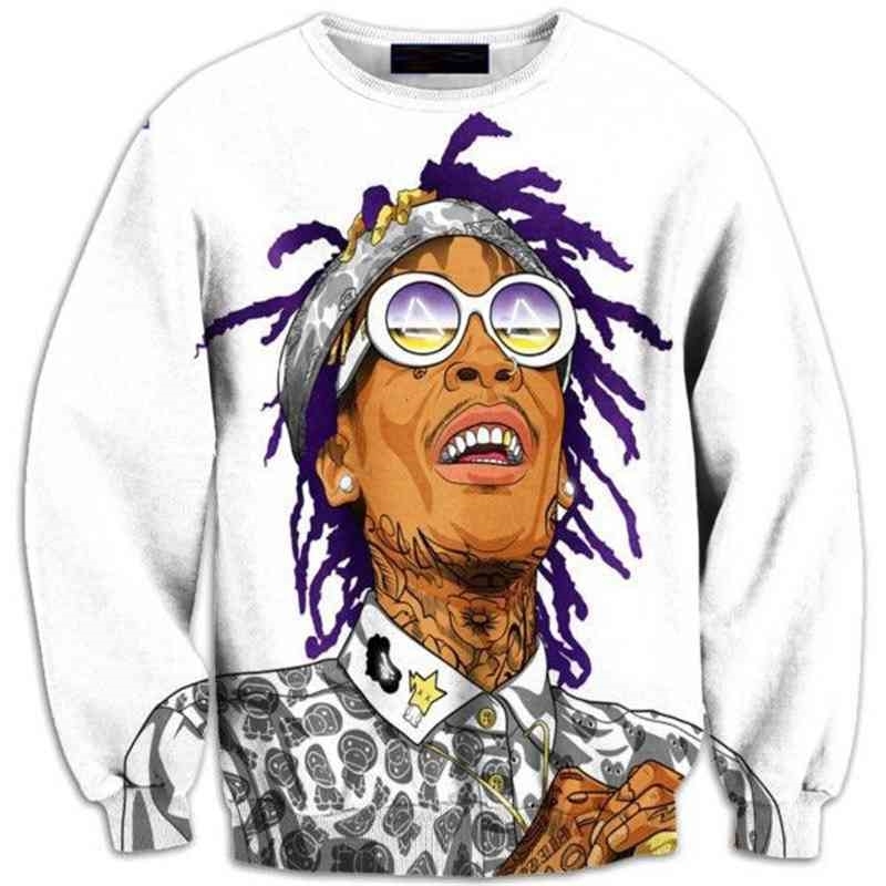 Earrings Men's 3D tattoo printed sweater long sleeve Pullover fashion men's sweater-0155
Earrings Men's 3D tattoo printed sweater long sleeve Pullover fashion men's sweater-0155