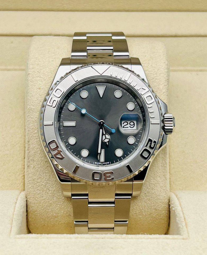 Designer Watches EWF 40mm YM ETA3235 Cal.3235 Autoamtic Mens Watch 116622 Rhodium Dial 904L Steel Bracelet High Edition Sapphire discount-1, Gray
Designer Watches EWF 40mm YM ETA3235 Cal.3235 Autoamtic Mens Watch 116622 Rhodium Dial 904L Steel Bracelet High Edition Sapphire discount-1, Gray
