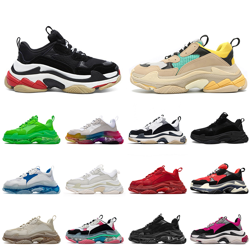 Top Fashion Women Mens Luxury Designer Shoes Dad Casual Shoe Crystal Bot 17FW Paris Platform Trainers Clear Sole Triple s Sneakers, B4 clear sole grey 36-45
Top Fashion Women Mens Luxury Designer Shoes Dad Casual Shoe Crystal Bot 17FW Paris Platform Trainers Clear Sole Triple s Sneakers, B4 clear sole grey 36-45