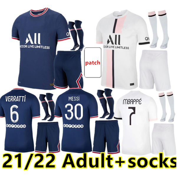Adult Paris 21 22 MESSI MBAPPE KEAN soccer jersey MARQUINHOS VERRATTI KIMPEMBE Maillots de Player version football shirt ICARDI DI MARIA DRAXLER men+socks kit, 21/22 home
Adult Paris 21 22 MESSI MBAPPE KEAN soccer jersey MARQUINHOS VERRATTI KIMPEMBE Maillots de Player version football shirt ICARDI DI MARIA DRAXLER men+socks kit, 21/22 home