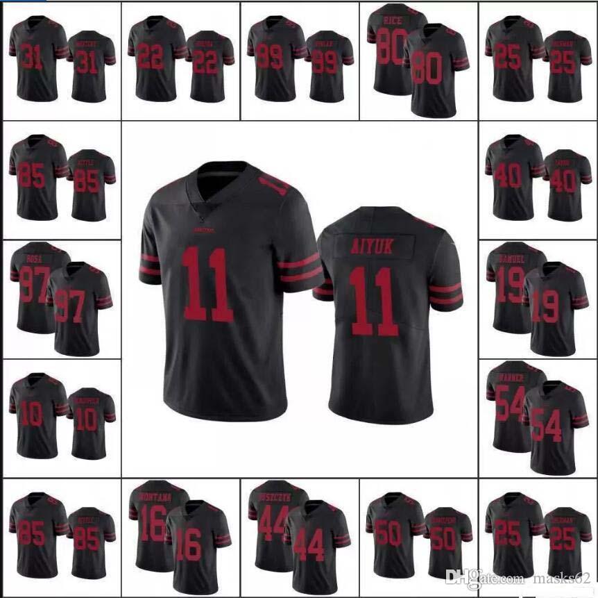 Custom San Francisco''s 49ers's Men Football Jerseys#85 George Kittle 44 Kyle Juszczyk 97 Nick Bosa 80 Jerry Rice Women Youth Black Vap, Black;red
Custom San Francisco''s 49ers's Men Football Jerseys#85 George Kittle 44 Kyle Juszczyk 97 Nick Bosa 80 Jerry Rice Women Youth Black Vap, Black;red