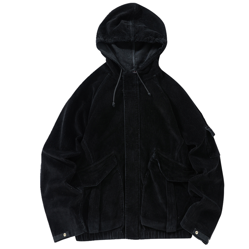 Fw Jackets Loose Coat Corduroy Fabric Hip Hop Style European And American Street Large Jacket