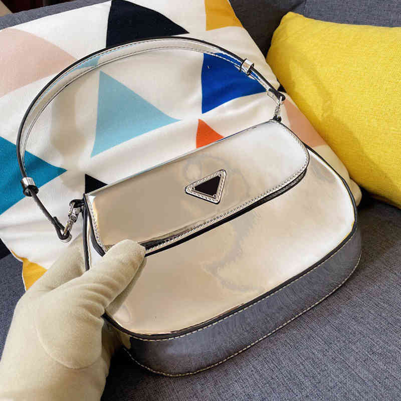 designersShoulder Bags Women Luxurys Designers Bags 2021 patent leather hobo real-leather Carrying a baguette