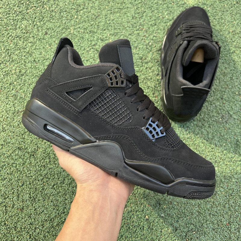 Jumpman 4 Black Cat Basketball Shoes Men Women Black Light Graphite 4S Athletic Sports Outdoor Sneakers With Box
Jumpman 4 Black Cat Basketball Shoes Men Women Black Light Graphite 4S Athletic Sports Outdoor Sneakers With Box