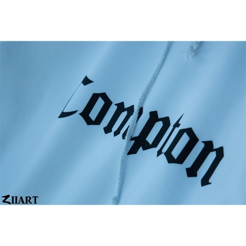 Man compton hoodie letter hoodies sweatshirts pullover unisex mens tops Boy men fleece winter clothes Gothic Hip Hop Rap ZIIART 201020
