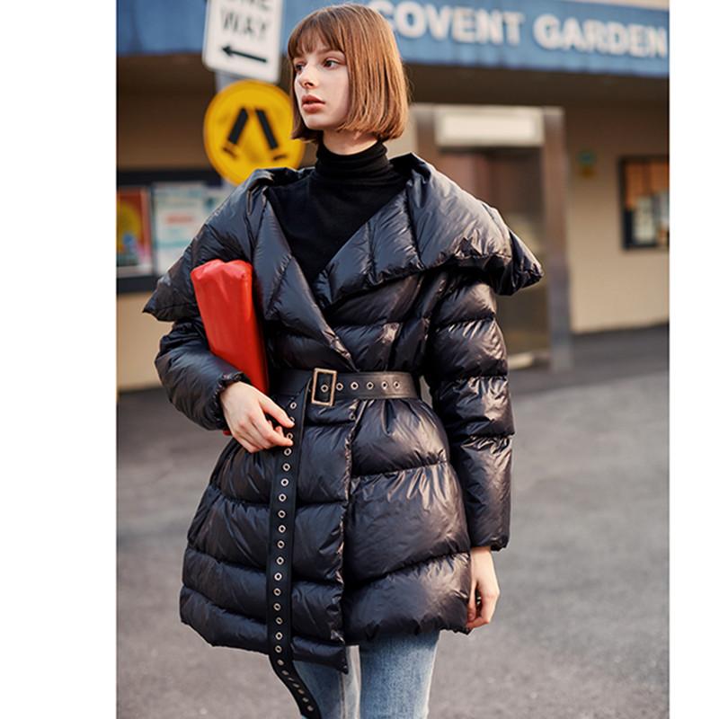 Women's Down & Parkas Black Puffer Duck Jackets Women 2021 Arrival Winter Warm Thick Runway Brand Fashion Long Parka Lady Coat Outerwear
Women's Down & Parkas Black Puffer Duck Jackets Women 2021 Arrival Winter Warm Thick Runway Brand Fashion Long Parka Lady Coat Outerwear