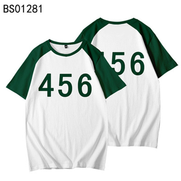 Korean teleplay Men's T-Shirts Squid game cosplay costume Li Zhengjae same T-shirt shorts 456 218 Top national tide short sleeve Hallowmas
Korean teleplay Men's T-Shirts Squid game cosplay costume Li Zhengjae same T-shirt shorts 456 218 Top national tide short sleeve Hallowmas