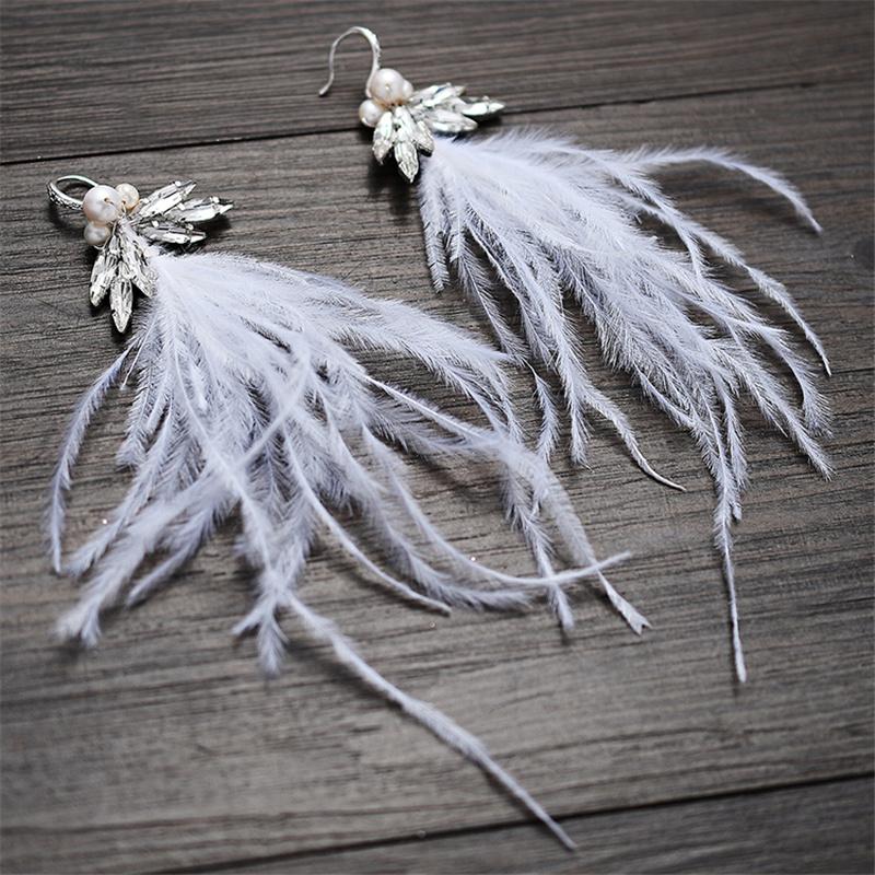 Headpieces FYUAN Geometric Pearl Drop Earrings Hair Band For Women White Cute Feather Dangle Weddings Party Jewelry
Headpieces FYUAN Geometric Pearl Drop Earrings Hair Band For Women White Cute Feather Dangle Weddings Party Jewelry