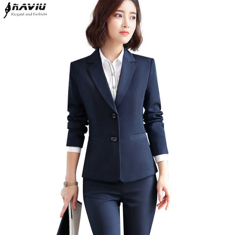 Naviu Fashion Women Two Piece Set Pant Suits Office Lady Style Uniform Long Sleeve Blazer and Trousers 210604, Navy coat and skirt
Naviu Fashion Women Two Piece Set Pant Suits Office Lady Style Uniform Long Sleeve Blazer and Trousers 210604, Navy coat and skirt