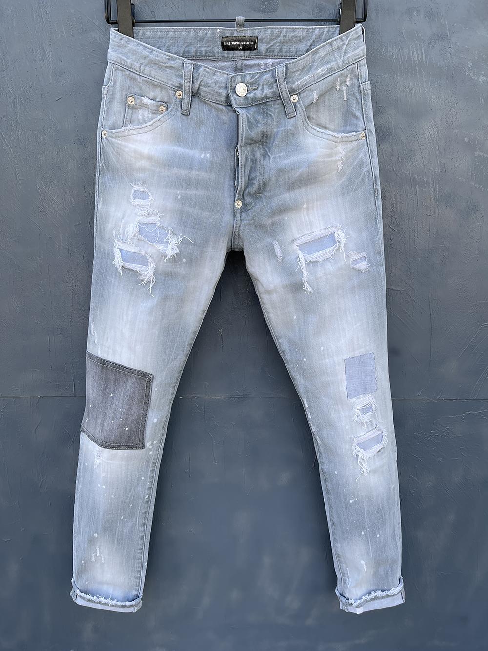 DQ PHANTOM TURTLE Classic Fashion Man Jeans Hip Hop Rock Moto Mens Casual Design Ripped Jeans Distressed Skinny Denim Biker DQ Jeans 104 qdu, As picture
DQ PHANTOM TURTLE Classic Fashion Man Jeans Hip Hop Rock Moto Mens Casual Design Ripped Jeans Distressed Skinny Denim Biker DQ Jeans 104 qdu, As picture