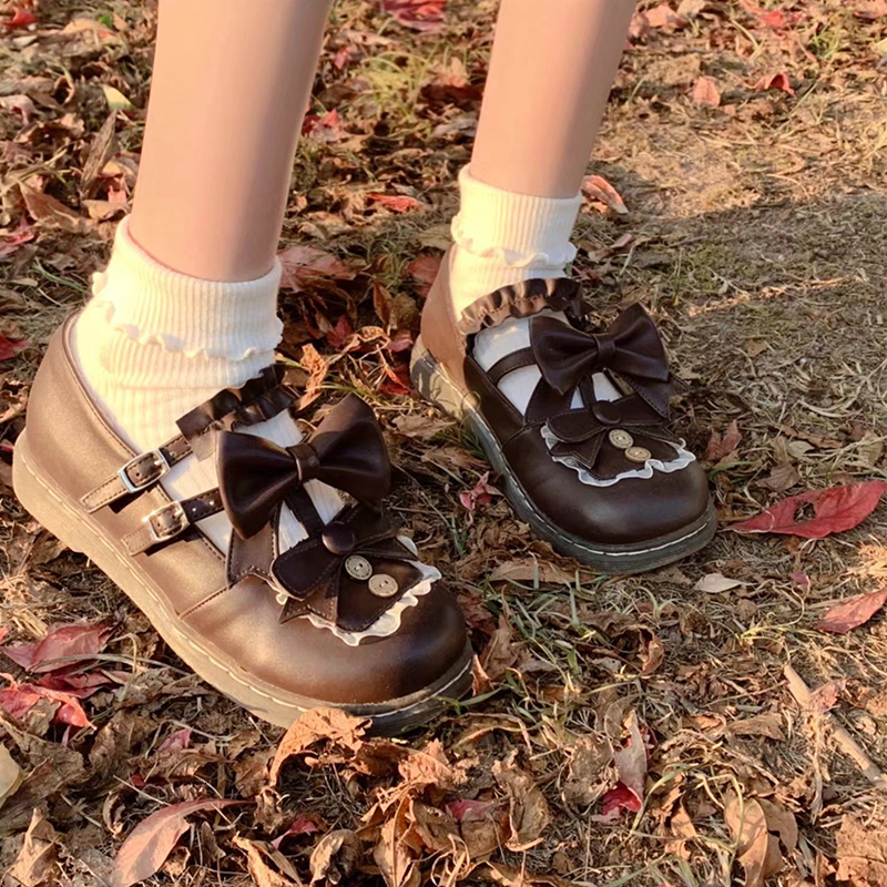 Lolita Bow Button Loop Round Toe Foot Student of the Plutonium Girl Gothic Cosplay Anime Harajuku Sweet Kawaii Shoes Ep4s
Lolita Bow Button Loop Round Toe Foot Student of the Plutonium Girl Gothic Cosplay Anime Harajuku Sweet Kawaii Shoes Ep4s
