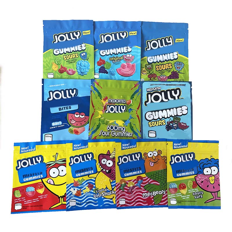 Jolly rancher Edible packaging bags misfits Gummy tropical Candy empty Medicated bites smacker gummies sour merbears mylar
Jolly rancher Edible packaging bags misfits Gummy tropical Candy empty Medicated bites smacker gummies sour merbears mylar