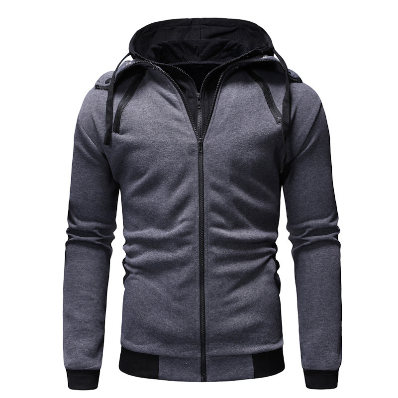 Autumn Winter Men Hoodies Jacket Zipper Hoodies Warm Fleece Sweatshirt Male Hood Casual Coat and Jackets Men Detachable Hood 201128