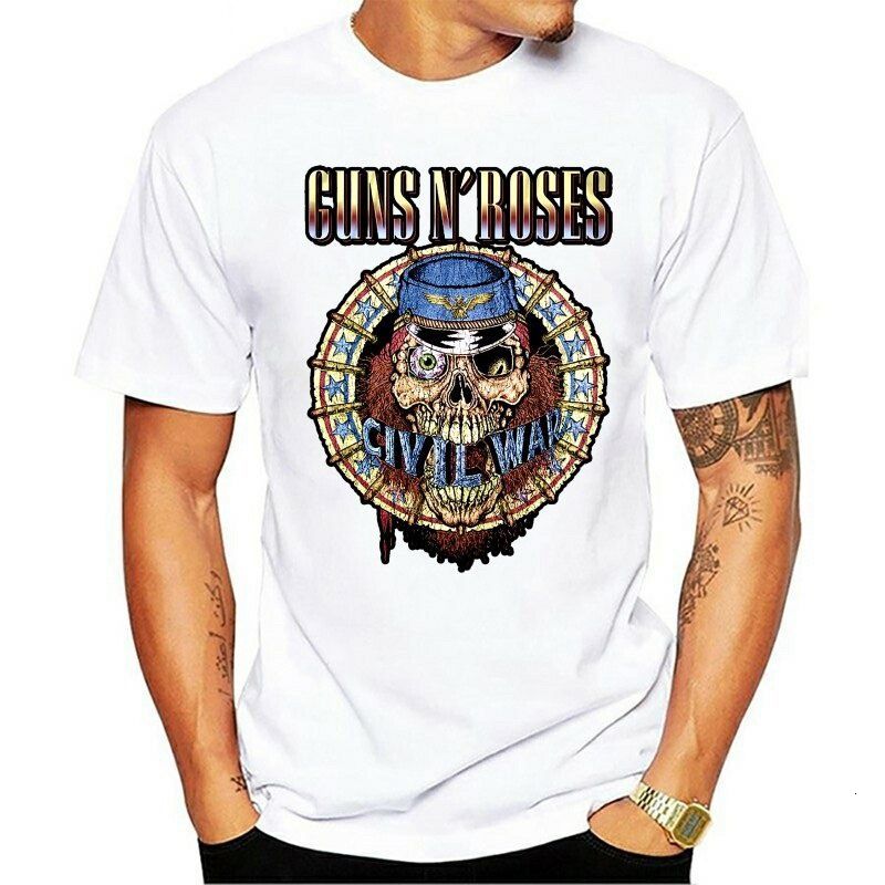2021 Fashion Cotton T-shirt Men Guns N' Roses Civil War Amplified Charcoal Funny Novelty Women
2021 Fashion Cotton T-shirt Men Guns N' Roses Civil War Amplified Charcoal Funny Novelty Women