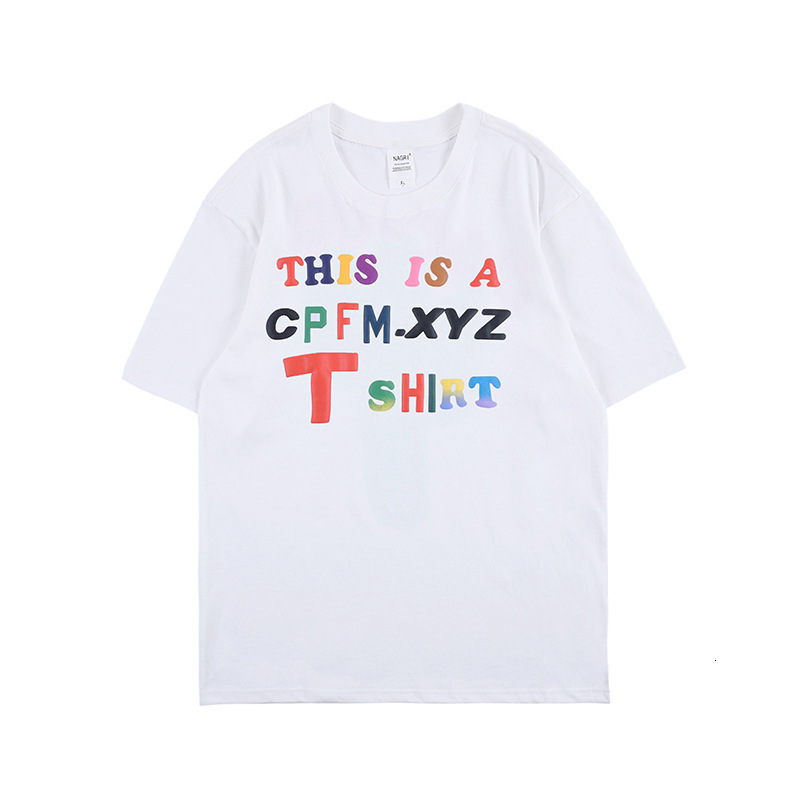 2021 New Ss This Is a Cpfm.xyz Raiow Letter Printed Women Shirts Tees Hiphop Streetwear Men Casual t Shirt 100% Cotton Ol1h, White 
2021 New Ss This Is a Cpfm.xyz Raiow Letter Printed Women Shirts Tees Hiphop Streetwear Men Casual t Shirt 100% Cotton Ol1h, White