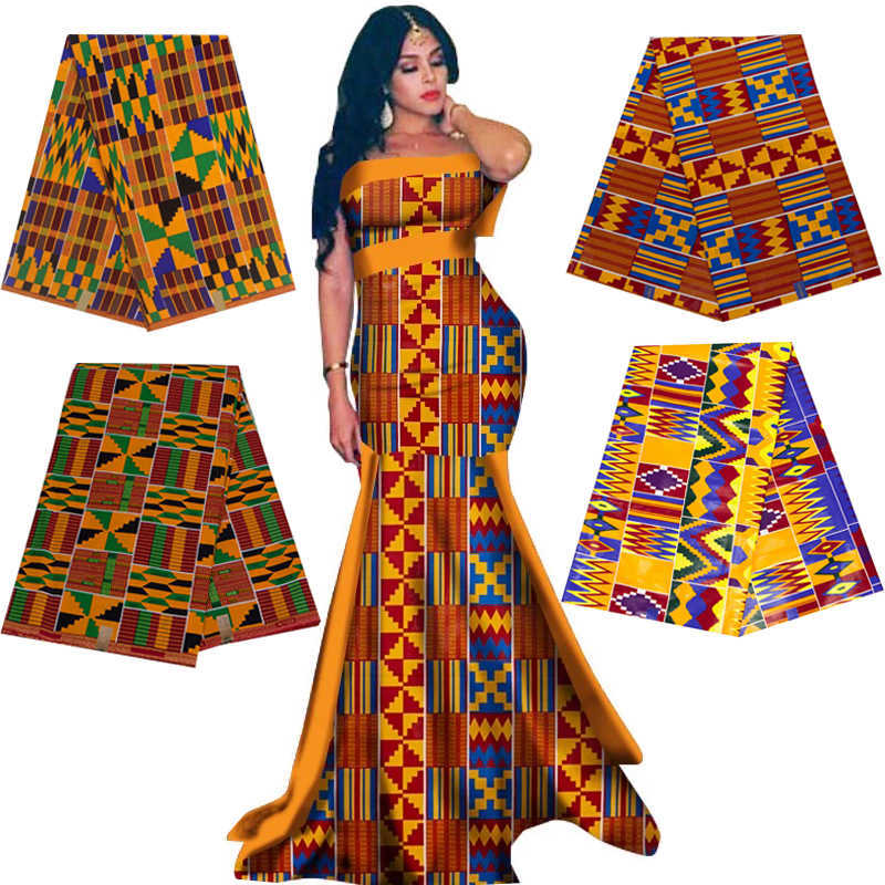Real Wax Ankara Prints Kente Fabric Sewing African Dress Tissu Patchwork Making Craft Loincloth 100% Cotton Top Quality Material 210702 
Real Wax Ankara Prints Kente Fabric Sewing African Dress Tissu Patchwork Making Craft Loincloth 100% Cotton Top Quality Material 210702