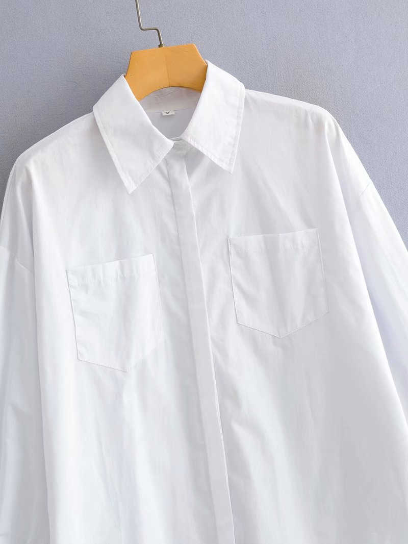 Elegant Women Lantern Sleeve Shirts Fashion Ladies Turn Down Collar Tops Streetwear Female Chic Solid White Blouses 210527