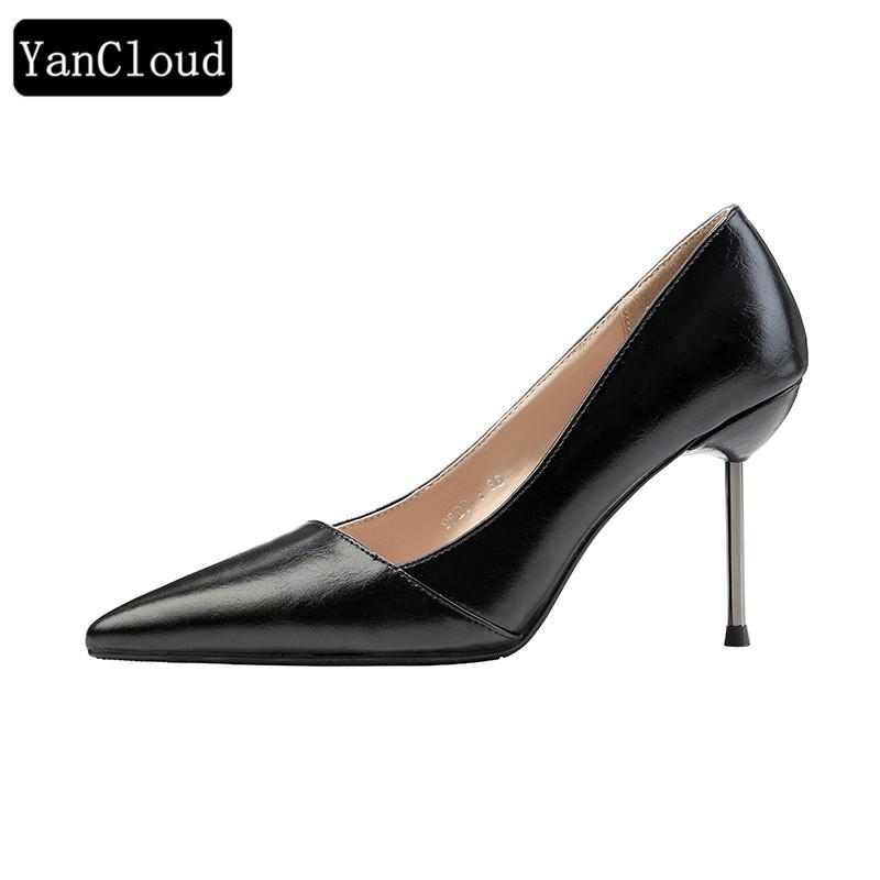 Pointed Toe Shallow Pumps Women Shoes Stilettos 2021 Spring Sexy High Heels Shoes Ladies Party Yellow Red Office Shoe, Black
Pointed Toe Shallow Pumps Women Shoes Stilettos 2021 Spring Sexy High Heels Shoes Ladies Party Yellow Red Office Shoe, Black