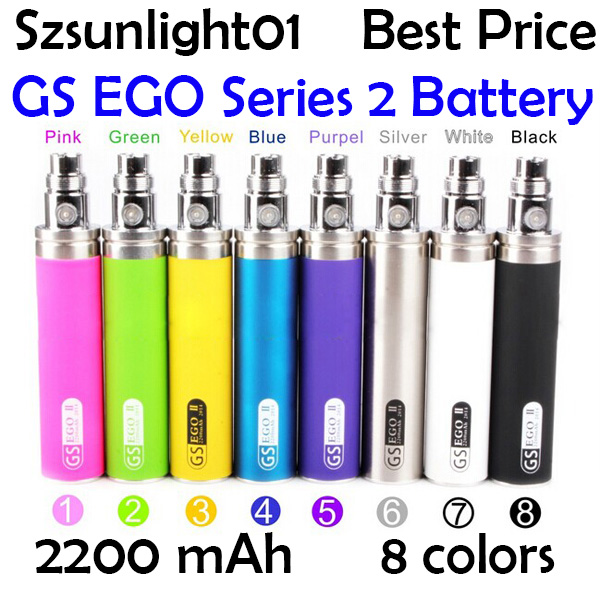 Ego 2200mah Battery E Cigarette GS Ego II 2200 mah Huge Capacity Batteries Vaporizer Pen Fit 510 Thread Atomizers KGO ONE WEEK Battery
Ego 2200mah Battery E Cigarette GS Ego II 2200 mah Huge Capacity Batteries Vaporizer Pen Fit 510 Thread Atomizers KGO ONE WEEK Battery