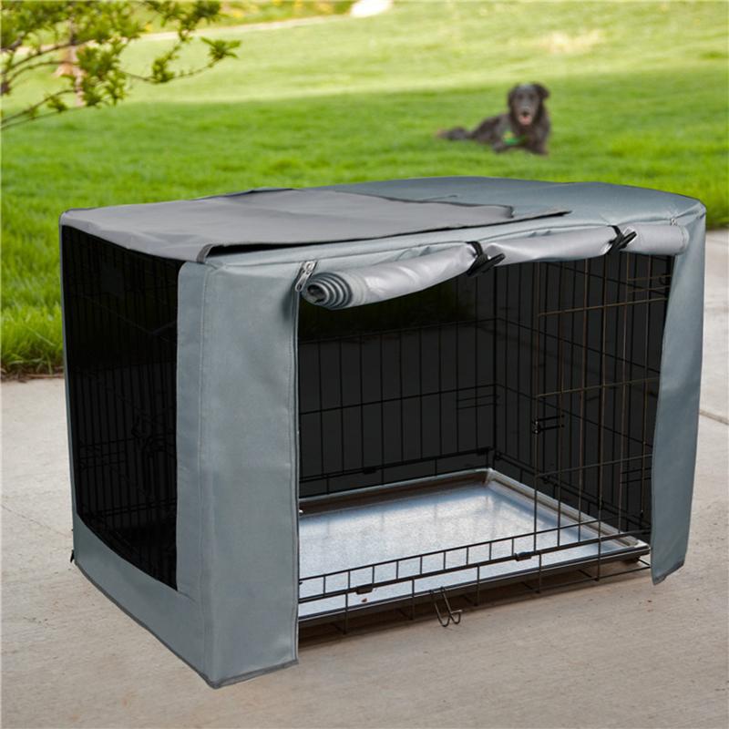 Dog Apparel Pet Cage Cover Durable Windproof Waterproof Kennel For Breathable Anti-Mosquito Arrival, Black
Dog Apparel Pet Cage Cover Durable Windproof Waterproof Kennel For Breathable Anti-Mosquito Arrival, Black