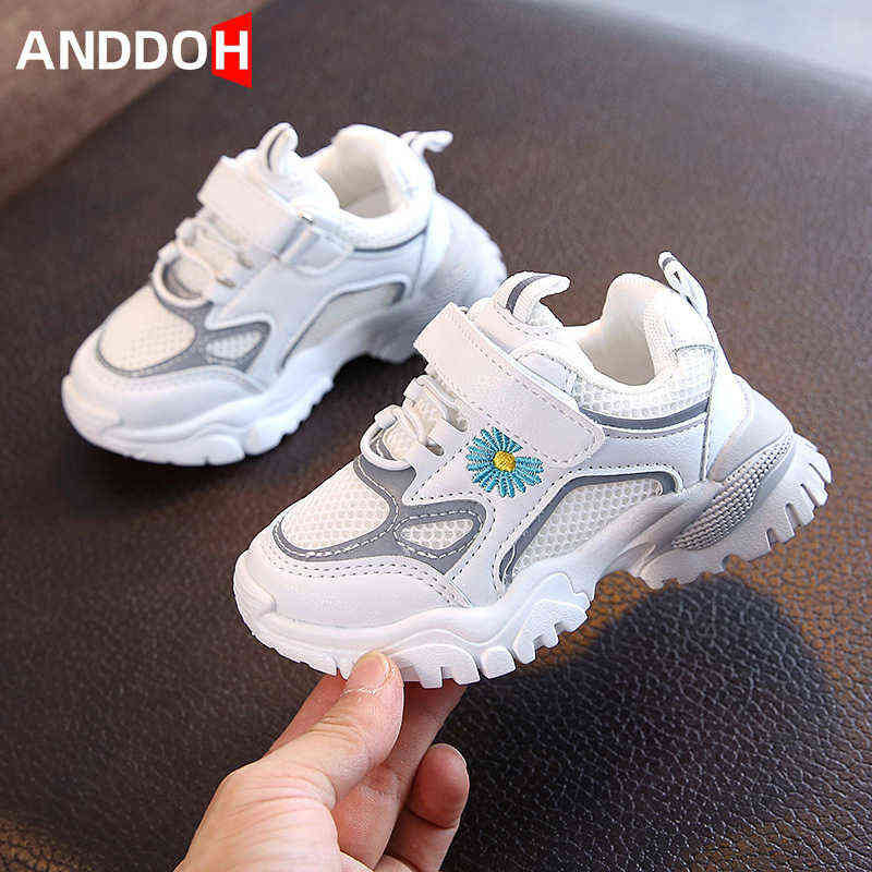 Size 21-30 Children Lightweight Sneakers Boys Non-slip Casual Shoes Baby Breathable Toddler Shoes Girls Wear-resistant Sneakers G220308