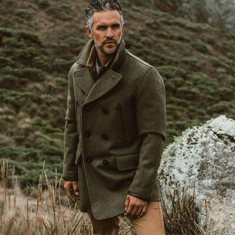 Men's Trench Coats Casual Men Long Jackets Fashion Solid Color Woolen Outerwear Winter Vintage Turn-down Collar Double Breasted Overcoat, Tan;black
Men's Trench Coats Casual Men Long Jackets Fashion Solid Color Woolen Outerwear Winter Vintage Turn-down Collar Double Breasted Overcoat, Tan;black