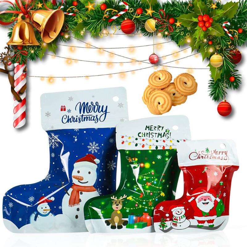 Christmas Decorations 10PCS Socks Standing Bags Red Green Blue Deer Santa Claus Stockings Pouch Candy Cookies Packaging Gift Wrapping Decor
Christmas Decorations 10PCS Socks Standing Bags Red Green Blue Deer Santa Claus Stockings Pouch Candy Cookies Packaging Gift Wrapping Decor