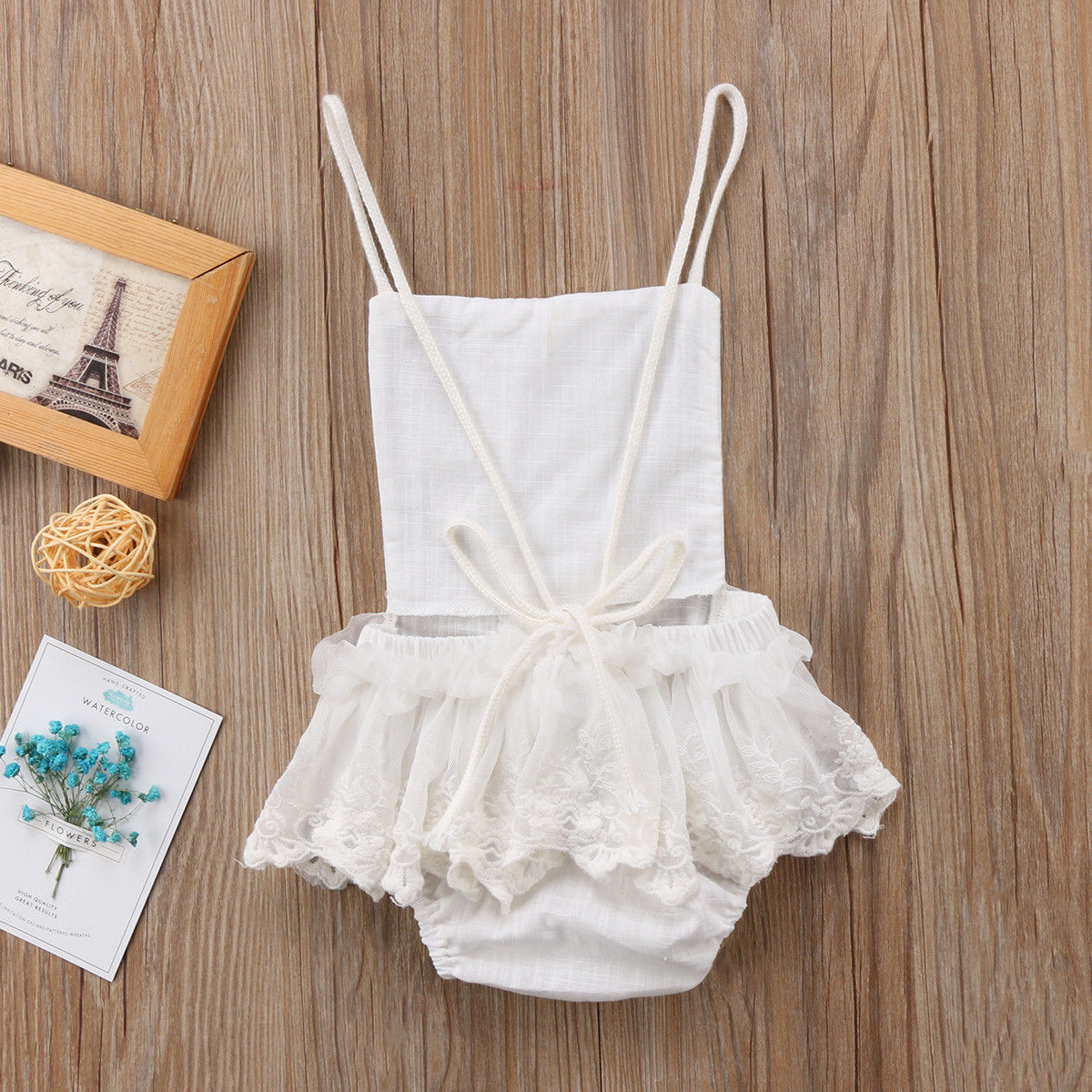 0-24M Kids Clothes Baby White Lace Floral Romper Halter Jumpsuit Girl Sunsuit Outfit, Default color
0-24M Kids Clothes Baby White Lace Floral Romper Halter Jumpsuit Girl Sunsuit Outfit, Default color