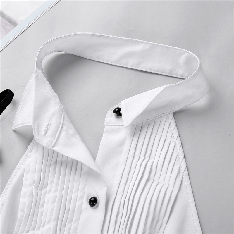 Womens One-piece Body Shirt Sleeveless Haltered Wing Tip Collar Backless Tuxedo Shirt Bodysuit with Bow Tie Work Wear Bodysuits Y200904