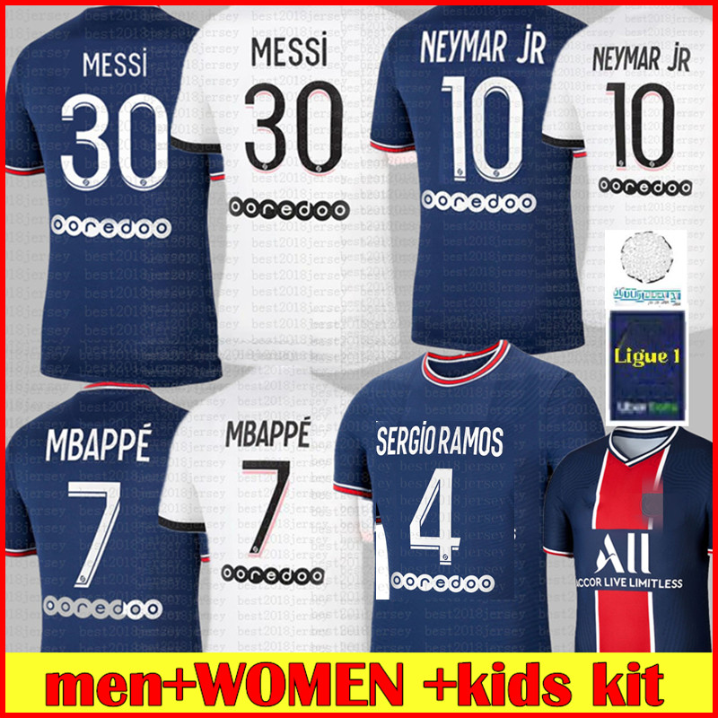 MESSI MBAPPE HAKIMI SERGIO RAMOS WIJNALDUM soccer jerseys 21 22 Maillots football shirt 2021 2022 MARQUINHOS men + kids kit uniform enfants maillot de foot, Men+patch 21/22
MESSI MBAPPE HAKIMI SERGIO RAMOS WIJNALDUM soccer jerseys 21 22 Maillots football shirt 2021 2022 MARQUINHOS men + kids kit uniform enfants maillot de foot, Men+patch 21/22