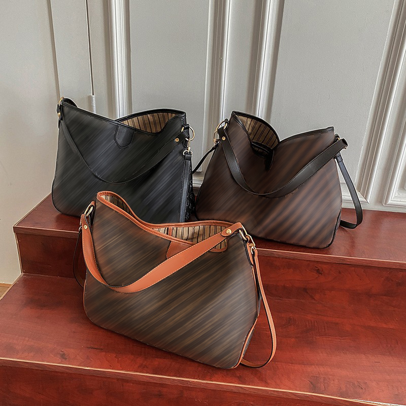 Women's Luxury Handbag Large Capacity Crossbody Bags 40*30cm Brand Design Tote Old Flower Purse Grid Brown with Double Straps 7215, Multi
Women's Luxury Handbag Large Capacity Crossbody Bags 40*30cm Brand Design Tote Old Flower Purse Grid Brown with Double Straps 7215, Multi