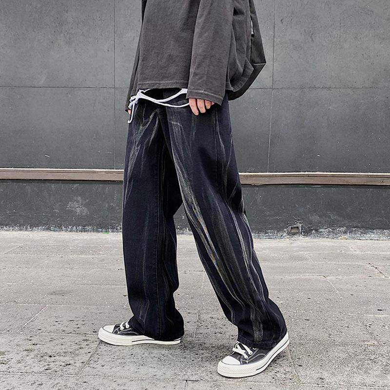 2021 New Harajuku Tie Dye Lavado De Brim Dos Homens Streetwear Retro Em Linha Reta Calas Baggy Hip Hop Casual Jean Jdxk, Black
2021 New Harajuku Tie Dye Lavado De Brim Dos Homens Streetwear Retro Em Linha Reta Calas Baggy Hip Hop Casual Jean Jdxk, Black