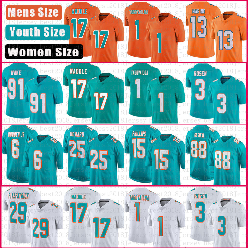 Mike Gesicki 17 Jaylen Waddle 1 Tua Tagovailoa Jersey Dan Marino Howard Zach Thomas Larry Csonka Bob Griese Van Ginkel Albert Wilson Jevon Holland, Youth size s-xl(haitun)
Mike Gesicki 17 Jaylen Waddle 1 Tua Tagovailoa Jersey Dan Marino Howard Zach Thomas Larry Csonka Bob Griese Van Ginkel Albert Wilson Jevon Holland, Youth size s-xl(haitun)