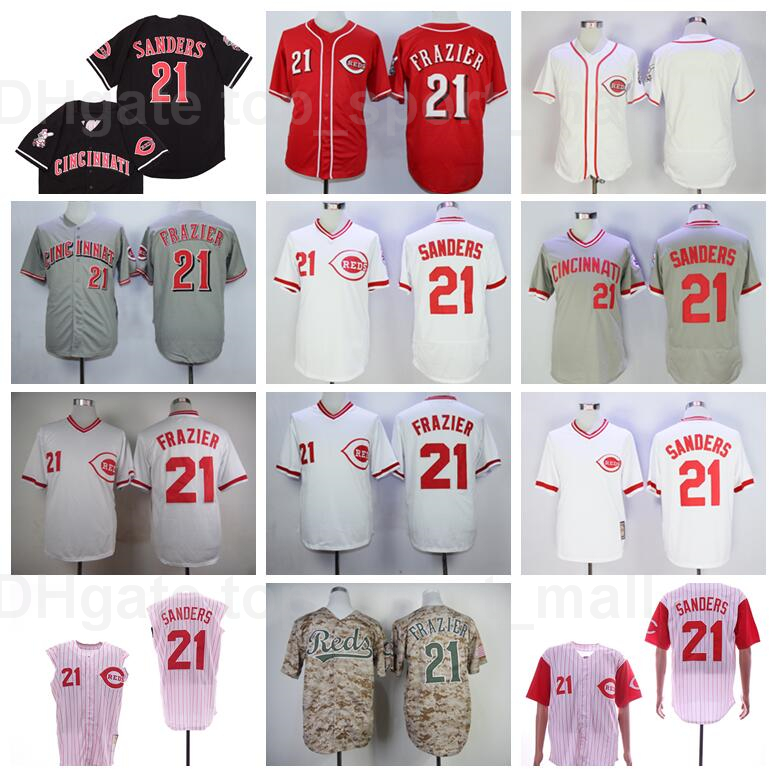 Men Retror 1976 1990 Vintage Baseball 21 Reggie Sanders Jersey Flexbase Cool Base Pullover Team Red White Black Grey Stitched Cooperstown
Men Retror 1976 1990 Vintage Baseball 21 Reggie Sanders Jersey Flexbase Cool Base Pullover Team Red White Black Grey Stitched Cooperstown