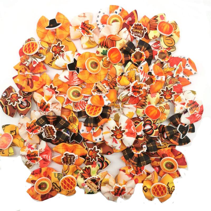 Dog Apparel Hair Bows with Rubber Bands Butterfly Pet Ties Elastic Band for Puppy Cats Accessories