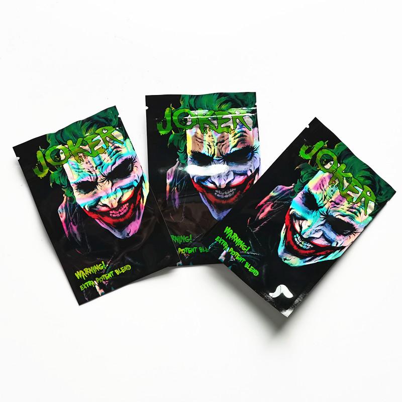 Empty Joker Herb Flower bag custom printed Zipper Dry Tobacco Dustproof Retail Package mylar Packaging bags
Empty Joker Herb Flower bag custom printed Zipper Dry Tobacco Dustproof Retail Package mylar Packaging bags