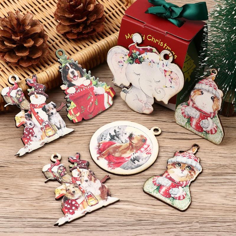 Christmas Decorations Party Supplies Animal Theme Xmas Tree Decor Wooden Pendant Dog Drop Ornament Hanging Sign DIY
Christmas Decorations Party Supplies Animal Theme Xmas Tree Decor Wooden Pendant Dog Drop Ornament Hanging Sign DIY