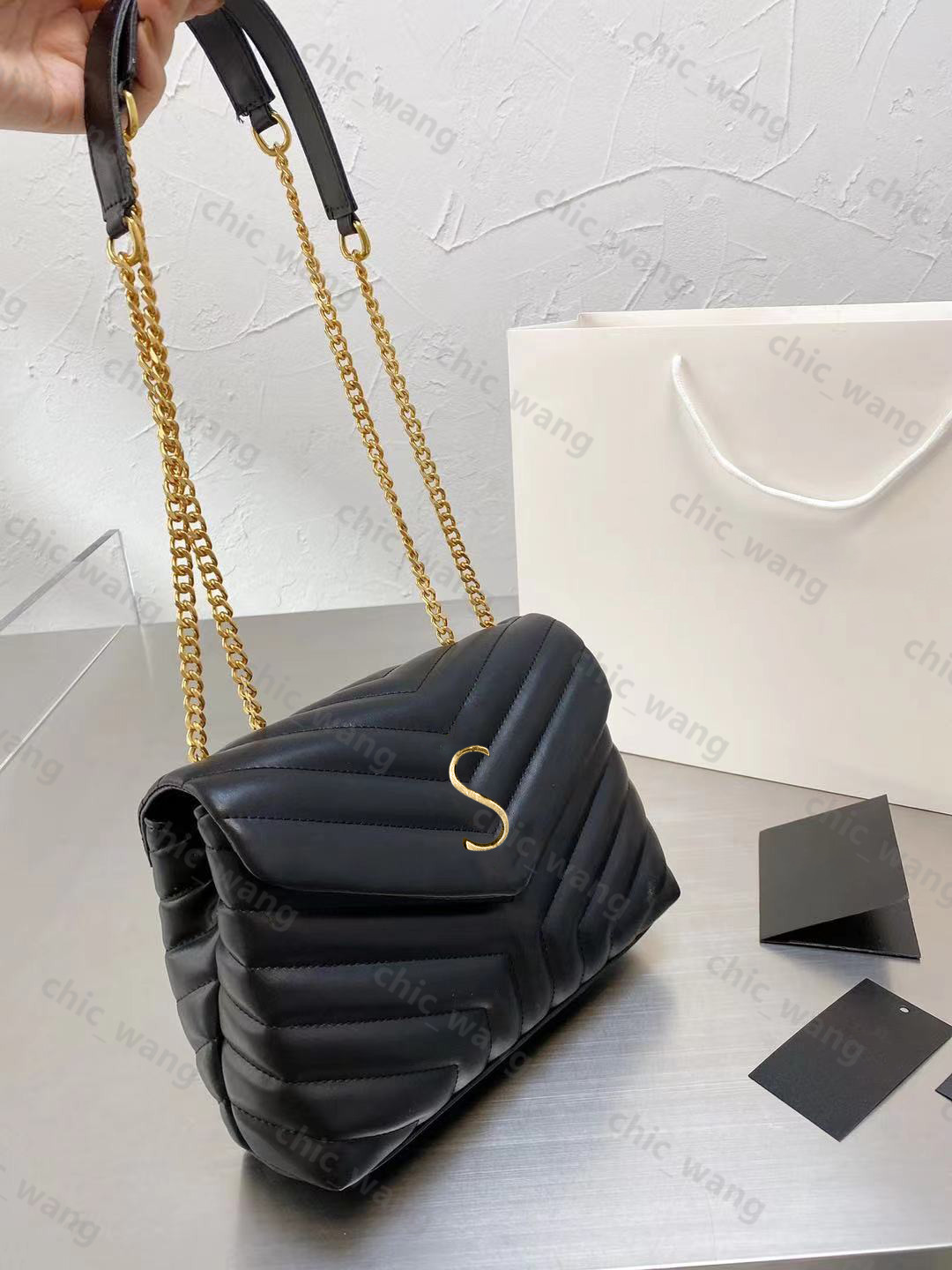 Top quality Leather Luxury Designer Shoulder Bag Women's brushed tote Handbag famous presbyopic man chain hobo Wallet Crossbody Bags Ha
Top quality Leather Luxury Designer Shoulder Bag Women's brushed tote Handbag famous presbyopic man chain hobo Wallet Crossbody Bags Ha
