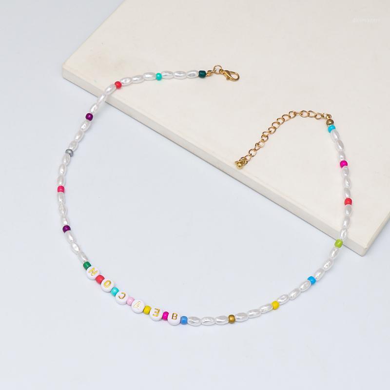 Chains Wholesale Boho Colorful Resin Necklace Beaded Pearl Fashion Wedding Neck Chain Statement Streetwear For Women 2021
Chains Wholesale Boho Colorful Resin Necklace Beaded Pearl Fashion Wedding Neck Chain Statement Streetwear For Women 2021