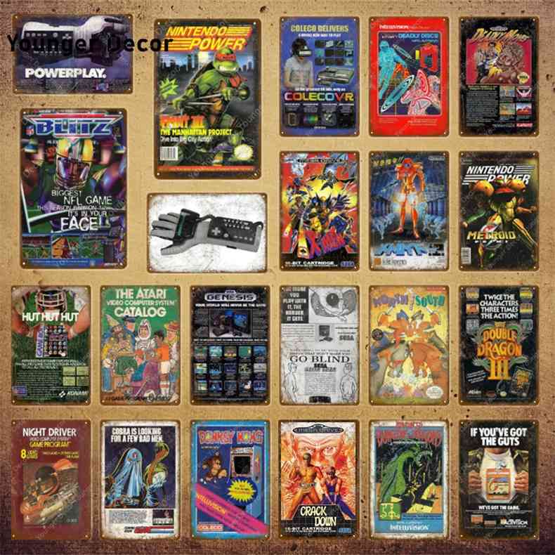 Classic Japan Gaming Video Game Poster Vintage Metal Signs Wall Art Painting Decorative Plaque Kids Room Home Decor YI-163
Classic Japan Gaming Video Game Poster Vintage Metal Signs Wall Art Painting Decorative Plaque Kids Room Home Decor YI-163